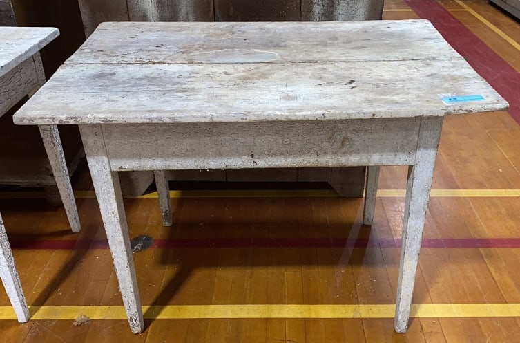 ANTIQUE PAINTED KITCHEN / WORK TABLE (1 of 4)