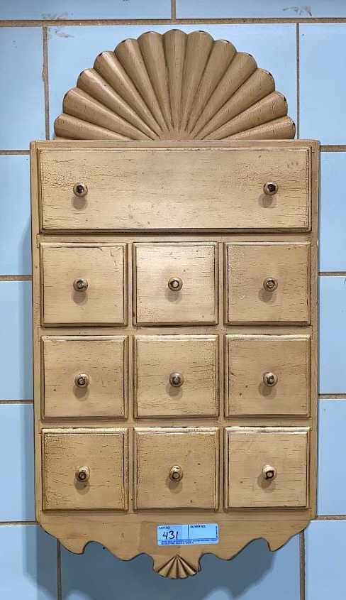 CONTEMPORARY PAINT DECORATED HANGING SPICE (1 of 3)