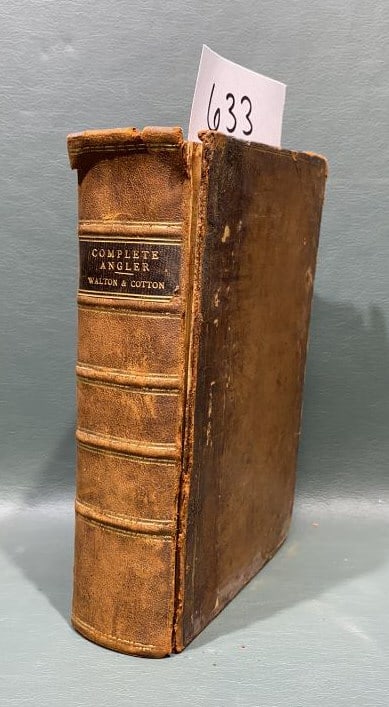 "THE COMPLEAT ANGLER" BOOK 1760 ISAAK WALTON (1 of 9)