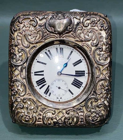 JE CALDWELL FRENCH POCKET WATCH & VICTORIAN BOX (1 of 6)