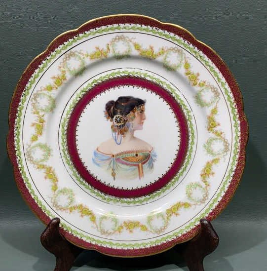 AUSTRIAN PORTRAIT PLATE OF CLEOPATRA (1 of 4)