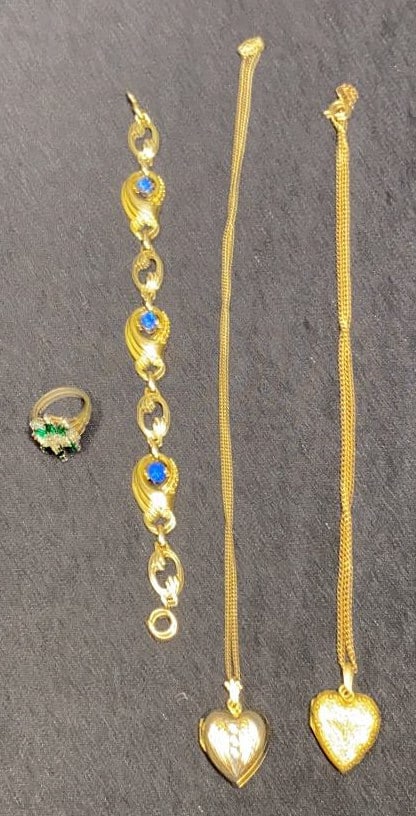 LOT OF GOLD FILLED JEWELRY: ~