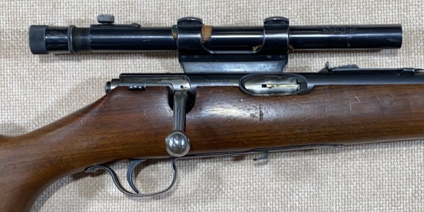 SAVAGE SPORTER MODEL 23AA - .22 LONG RIFLE: ~THIS FIREARM REQUIRES A $40 BACKGROUND CHECK BEFORE IT CAN CHANGE HANDS. PAYMENT WILL BE MADE DIRECTLY TO THE FFL DEALER. IT CAN BE PICKED UP AT THE AUCTION ON AUCTION DAY OR AT MOLLY'S IN KENEDYVILL