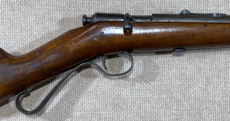 WINCHESTER MODEL 1904 - .22 CALIBER: ~THIS FIREARM REQUIRES A $40 BACKGROUND CHECK BEFORE IT CAN CHANGE HANDS. PAYMENT WILL BE MADE DIRECTLY TO THE FFL DEALER. IT CAN BE PICKED UP AT THE AUCTION ON AUCTION DAY OR AT MOLLY'S IN KENEDYVILL