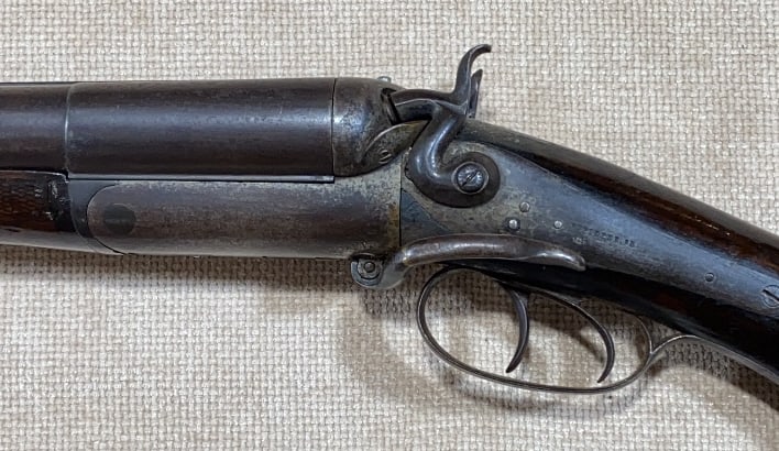 ANTIQUE H PIEPER BELGIUM DOUBLE BARREL: THIS FIREARM REQUIRES A $40 BACKGROUND CHECK BEFORE IT CAN CHANGE HANDS. PAYMENT WILL BE MADE DIRECTLY TO THE FFL DEALER. IT CAN BE PICKED UP AT THE AUCTION ON AUCTION DAY OR AT MOLLY'S IN KENNEDYVILL