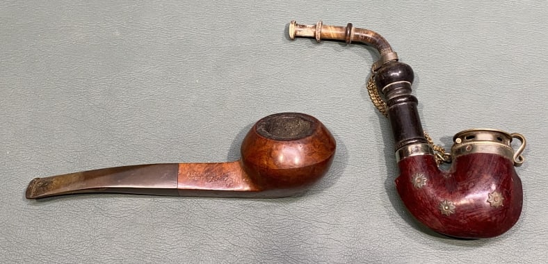 SWISS MADE SMOKING PIPE & ROYAL ASCOT PIPE: ~