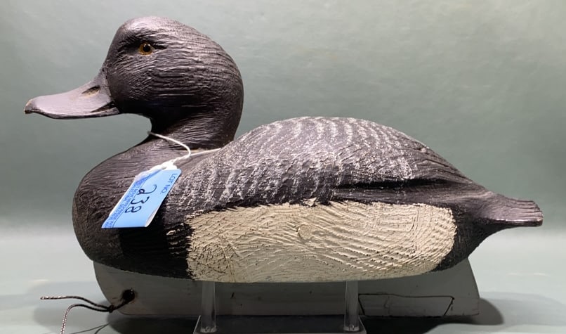 ADAM ANGER BLUEBILL DECOY BRANDED "ACA": ~
