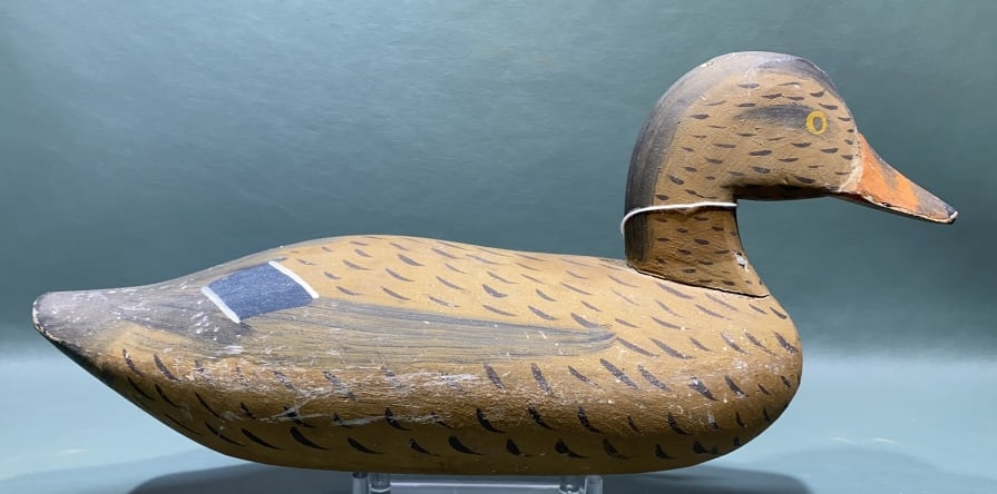 CAPT JESS URIE MALLARD HEN DECOY: ~