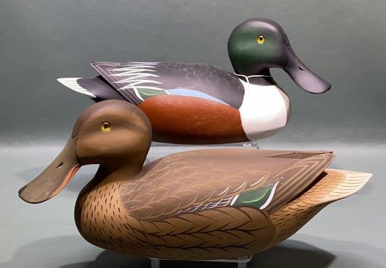 BILL SCHAUBER PAIR OF SHOVELERS: ~
