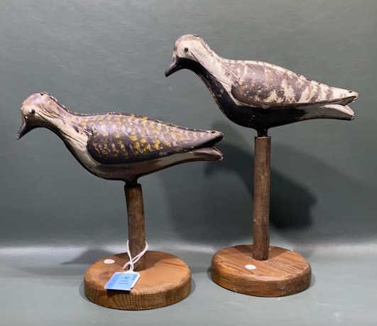 PAIR TINNY SHOREBIRDS ~ STARTER & SOHIER: ~