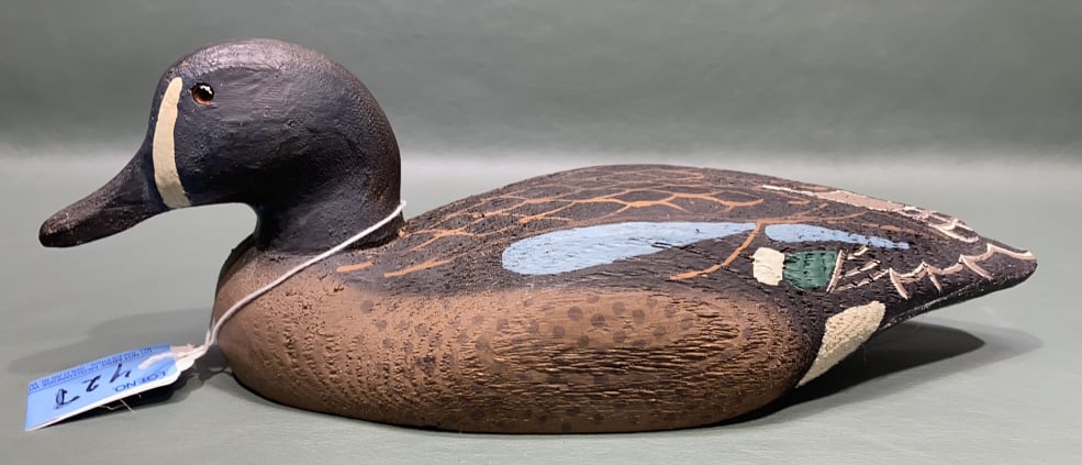 HERTER'S BLUE-WINGED TEAL DECOY: ~