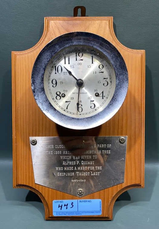 SETH THOMAS SHIP CLOCK: ~