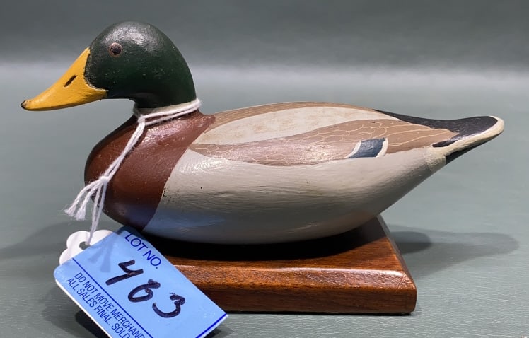 HORACE GRAHAM MALLARD DRAKE MINI DECOY: ~