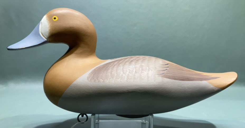 CHARLIE JOBES HEN REDHEAD DECOY: ~