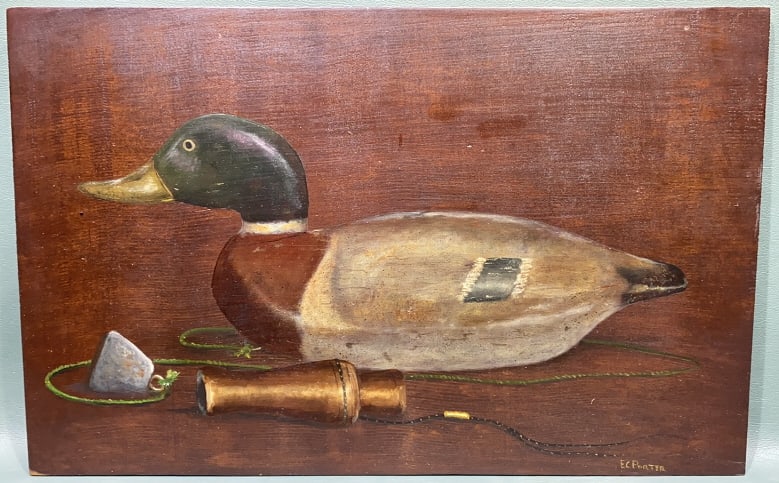 ELLIS PORTER OIL ON BOARD OF MALLARD DRAKE: C. PORTER 2006