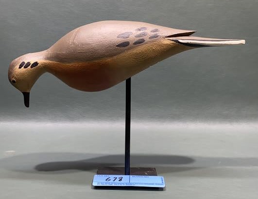 GRAYSON CHESSER DOVE ON STAND: ~