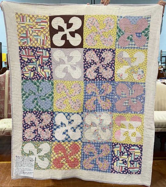 QUILT BY BESSIE BROWN AFRICAN AMERICAN HOUSEKEEPER (1 of 7)