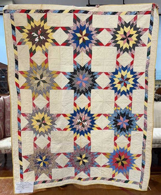 STAR QUILT BY JESS BACKMAN: 72" x 89" - #18