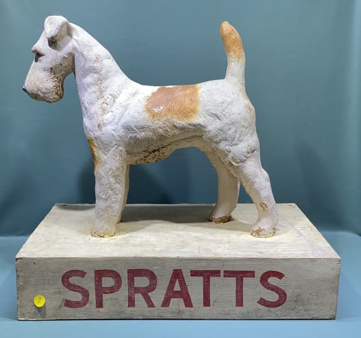 SPRATTS ADVERTISING DOG FOOD STORE DISPLAY SIGN (1 of 5)