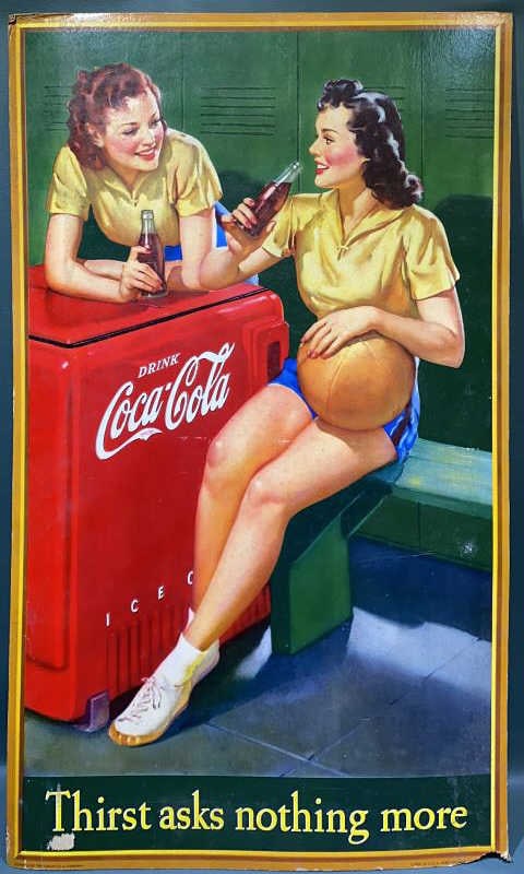 COCA COLA ADVERTISING LITHOGRAPH POSTER (1 of 6)