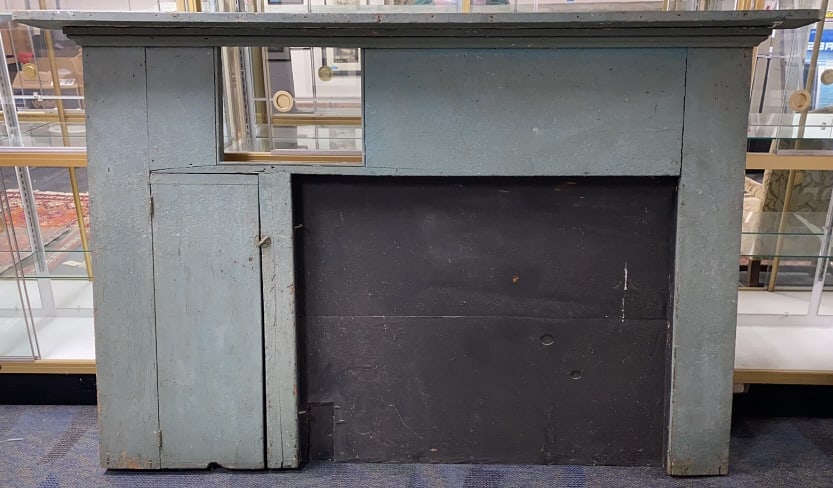 EARLY ANTIQUE PAINTED MANTEL (1 of 6)
