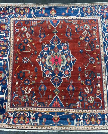 ANTIQUE HANDMADE ORIENTAL ROOMSIZE RUG (1 of 6)