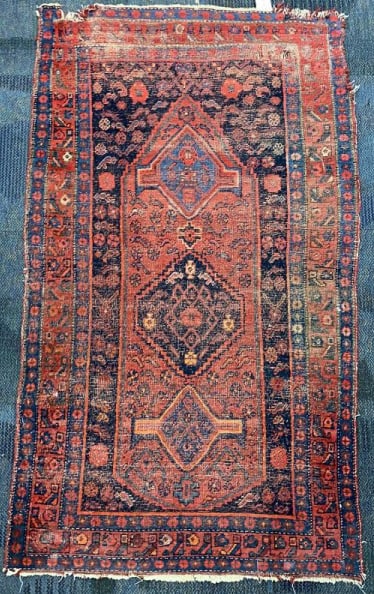 HAND MADE ORIENTAL RUNNER RUG (1 of 5)
