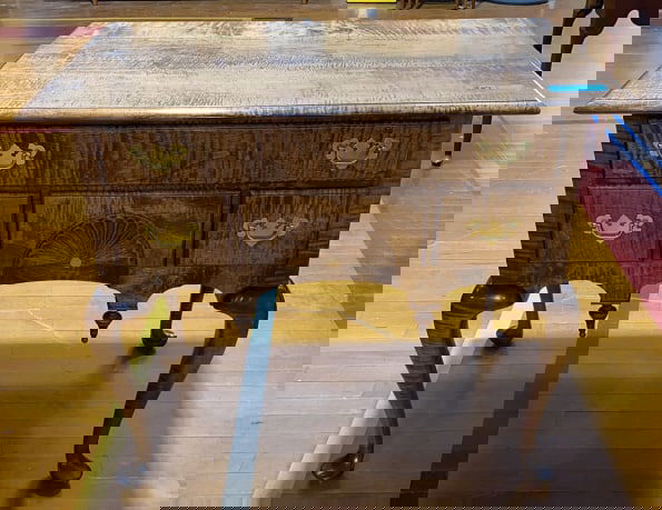 TIGER MAPLE QUEEN ANNE LOWBOY (1 of 6)