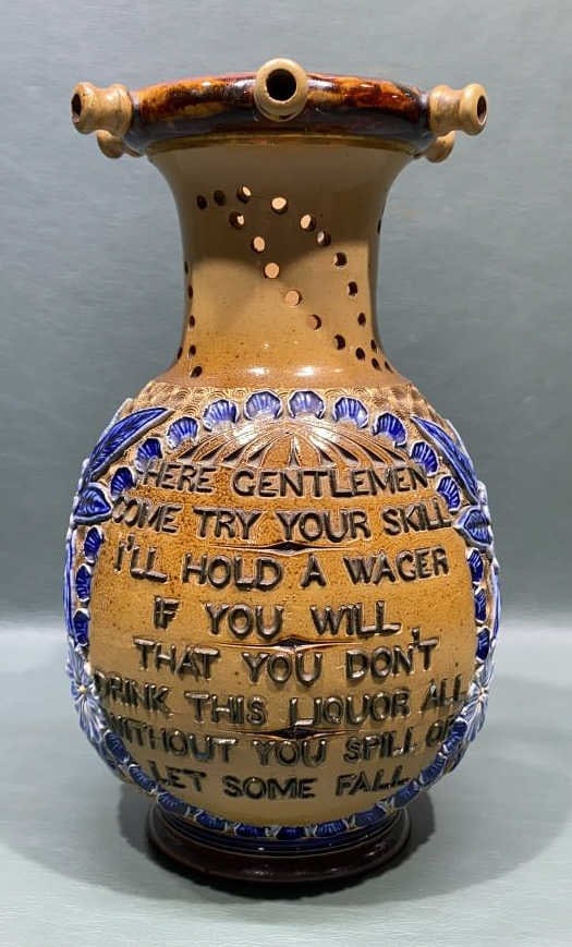 ANTIQUE DOULTON PUZZLE MUG (1 of 4)