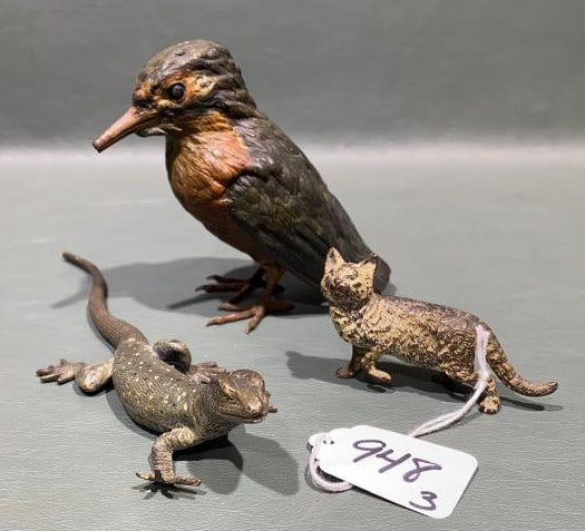 3 VIENNA COLD PAINTED BRONZE FIGURES (1 of 8)