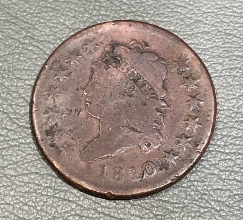 1810 LARGE 1 CENT PIECE (1 of 2)