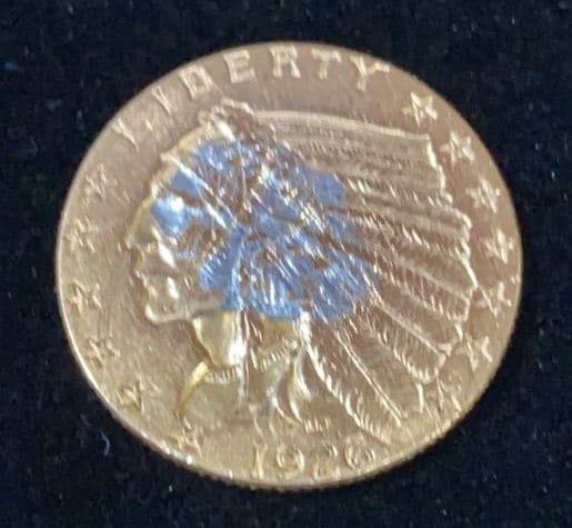 1926 - $2 1/2 DOLLAR GOLD PIECE (1 of 3)