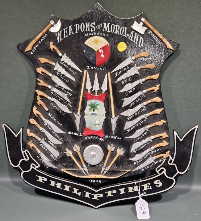 WEAPONS OF MORELAND PHILIPPINES WALL PLAQUE: ~
