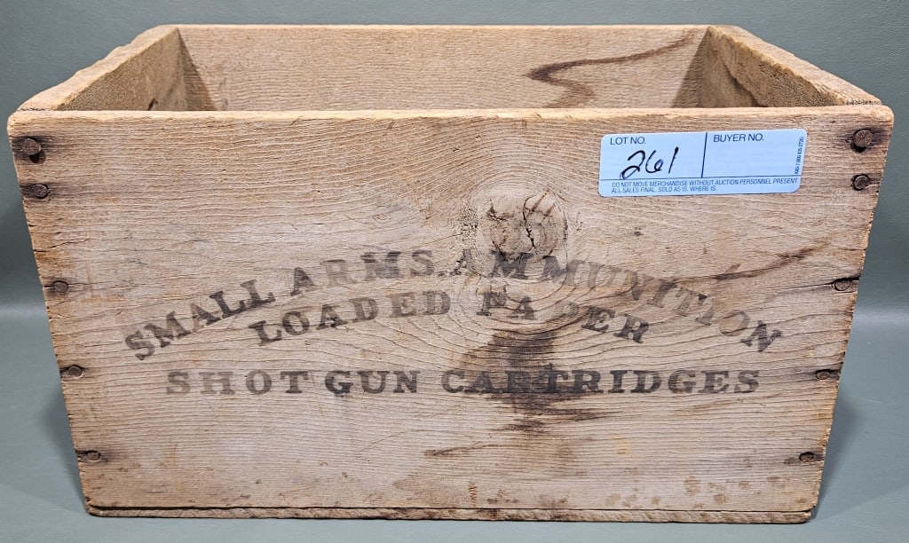 AMERICAN EAGLE SHELL BOX: 15" X 9" X 9"