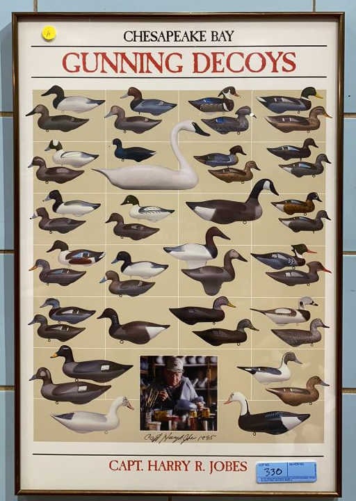CAPT HARRY JOBES GUNNING DECOY PRINT (1 of 4)