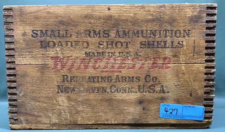 WINCHESTER 10GA WOODEN SHELL BOX (1 of 5)
