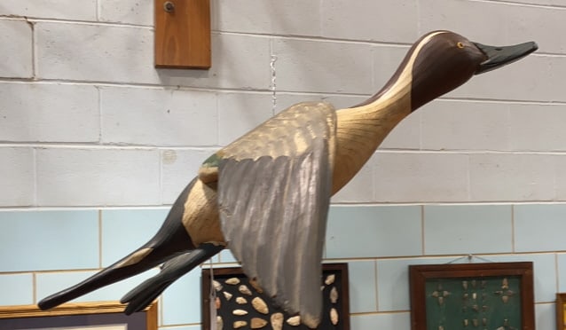 VERNON BRYANT FLYING PINTAIL DECOY (1 of 5)