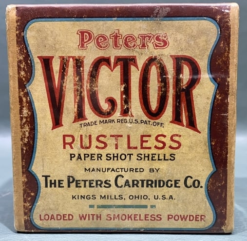PETER'S VICTOR 16GA  ANTIQUE 2 PC SHELL BOX (1 of 4)