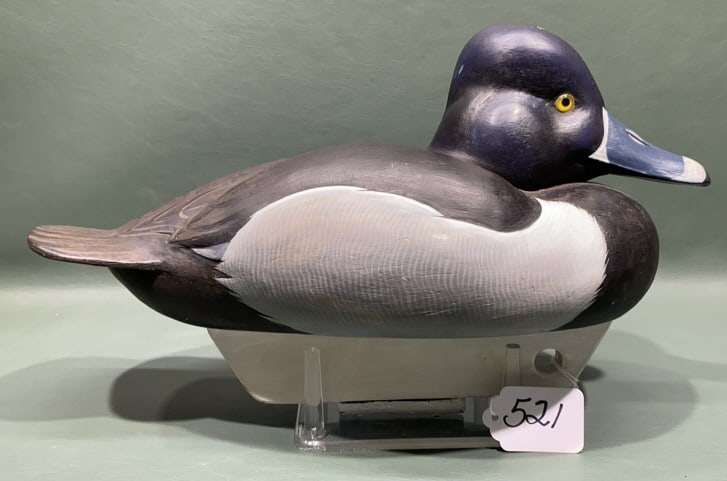 TOM SHUMATE RING NECK DRAKE DECOY (1 of 4)