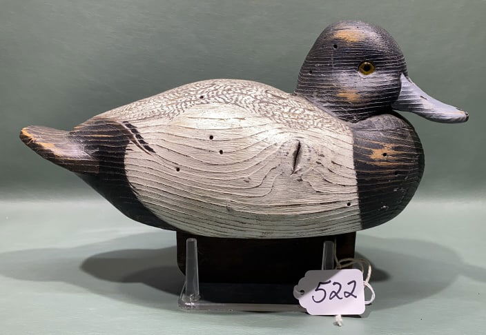 HARRY SESNIAK BLUE BILL DRAKE DECOY (1 of 4)