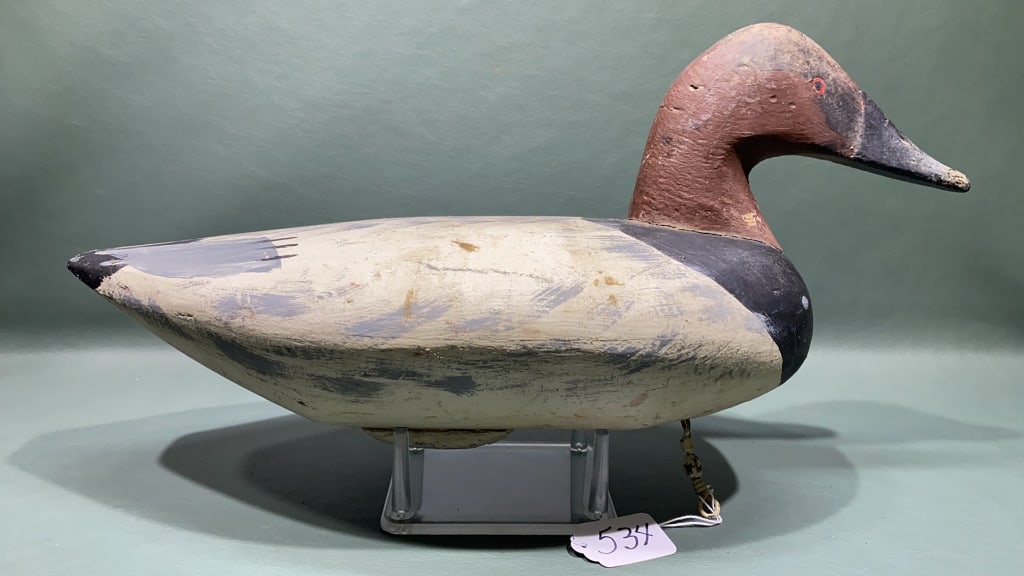 UPPER BAY CANVASBACK DRAKE BRANDED "8" (1 of 6)