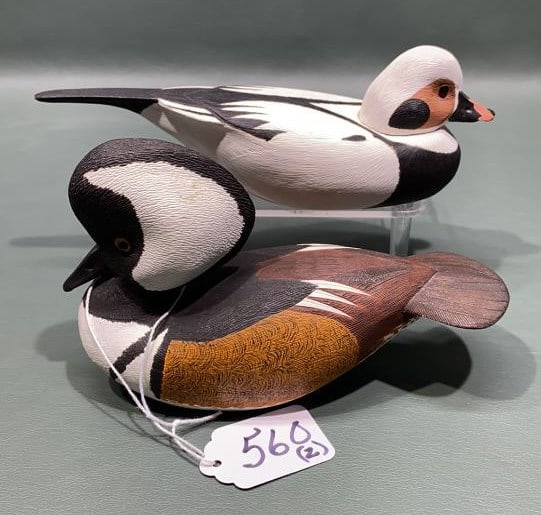 HOODED MERGANSER & OLDSQUAW MINI DECOYS (1 of 4)