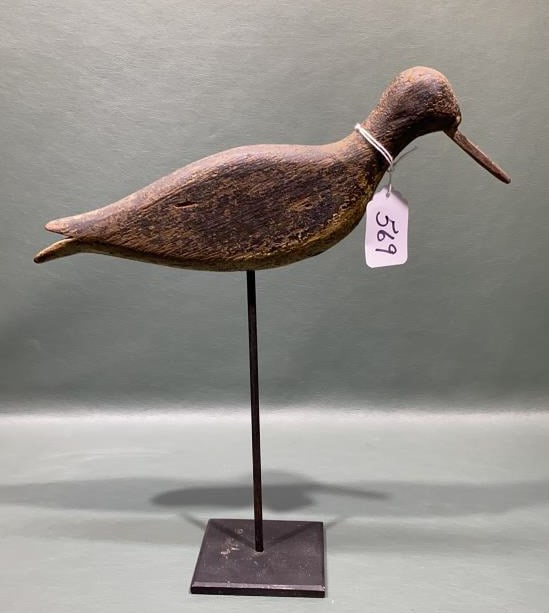 ANTIQUE SHORE BIRD DECOY (1 of 5)