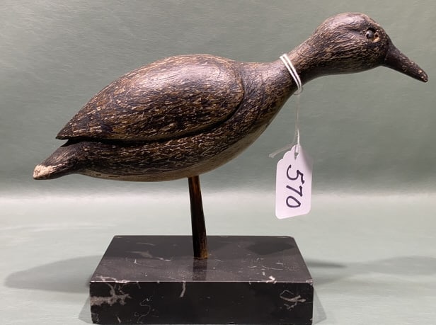 ANTIQUE SHORE BIRD DECOY (1 of 5)