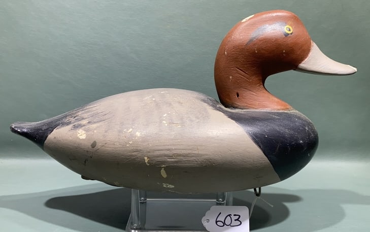 ROBERT HESS RED HEAD DRAKE DECOY (1 of 4)