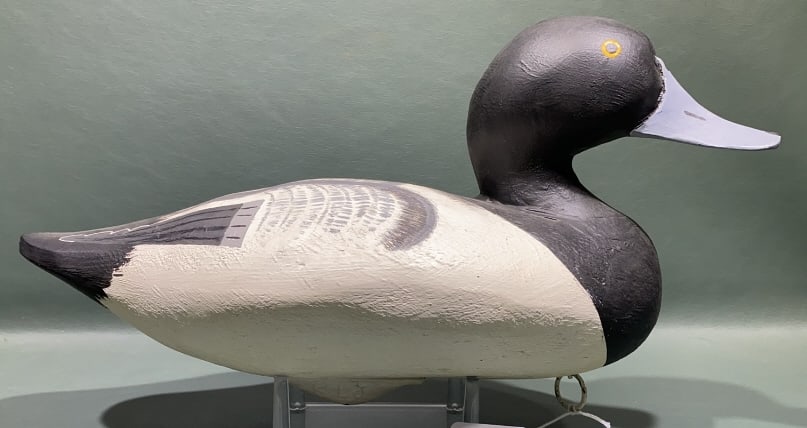 RAYMOND JONES BLUE BILL DRAKE DECOY ~ 1969 (1 of 4)