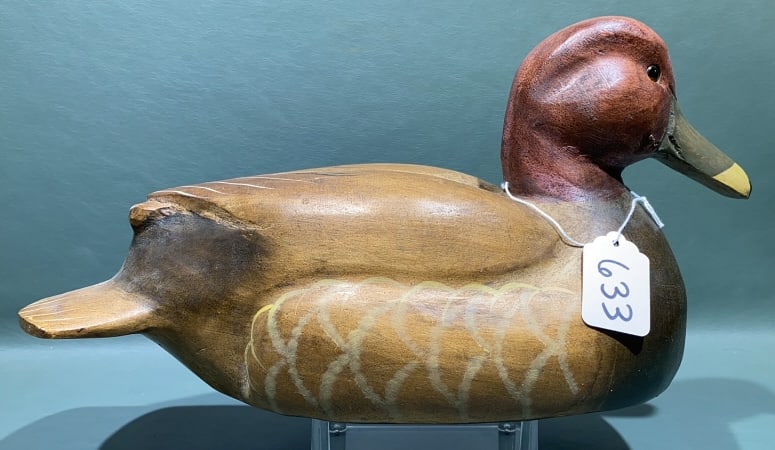 SIGNED & DATED RED HEAD DECOY (1 of 5)