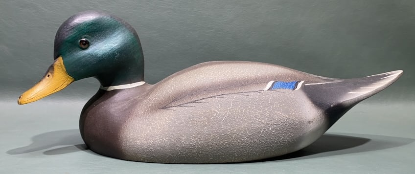 WILLAM VEASEY 1/2 SIZE MALLARD DRAKE: ~