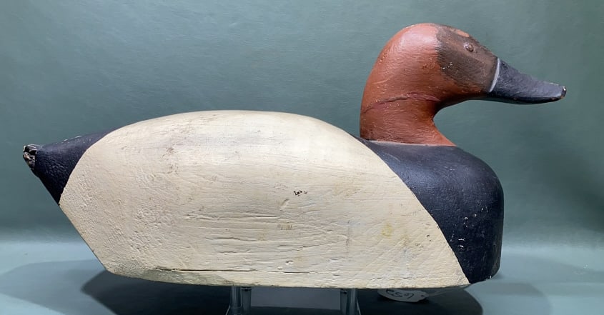 SUSQUEHANNA RIVER CANVASBACK DRAKE DECOY (1 of 6)