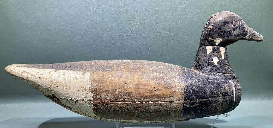 ANTIQUE NJ HOLLOW BODY BRANT DECOY: 17"